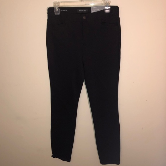 Talbots Women's Black Lexington Pants Size 2 - Picture 6 of 11